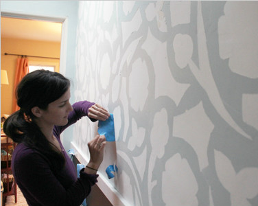 Painter's Tape Wall Design 画家的艺术墙设计