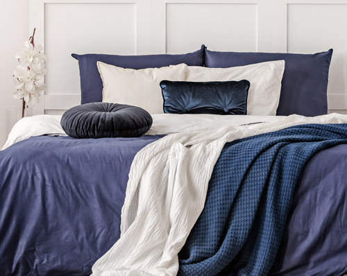 Blissful Blues Bed Inspiration